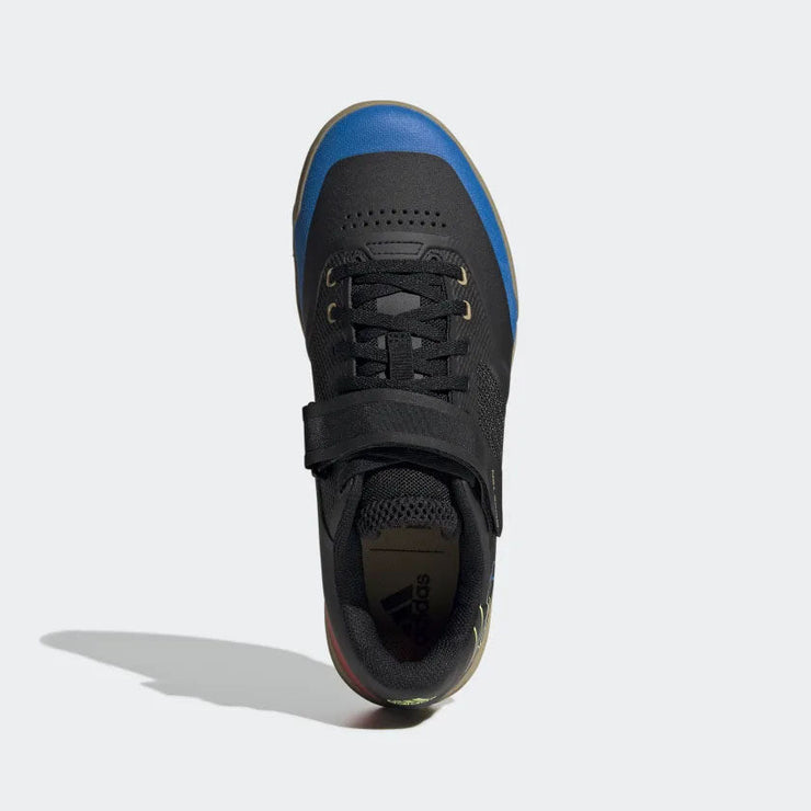 Five Ten Men's Hellcat Pro Shoe, Core Black / Carbon / Pulse Lime, top View
