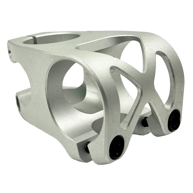 5Dev 2 Bolt Aluminum Stem (35) 40mm Raw, full view.