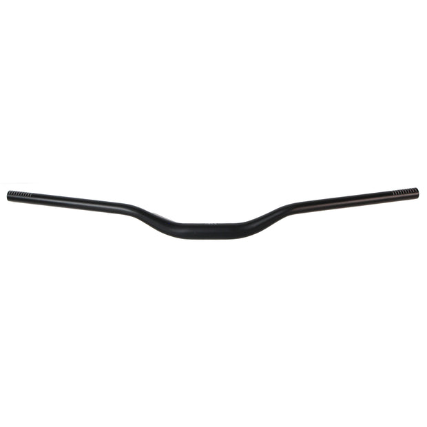 5Dev Alloy Handlebars 31.8, 40mm Rise, 800mm, black, full view.