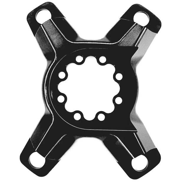 5Dev 8-Bolt Spider for Dura Ace 2x Chainrings, full view.