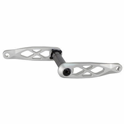 5Dev R-Spec Trail/Enduro Cranks - 165mm, 30mm Spindle, Silver, full view.