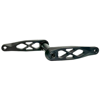 5Dev R-Spec Trail/Enduro Cranks - 155mm, 30mm Spindle, Black, full view.