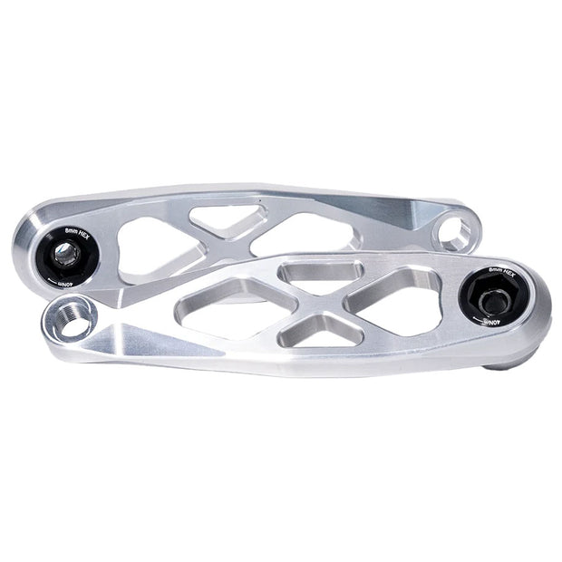5Dev R-Spec Bosch eCranks 160mm Clear/Raw, full view.