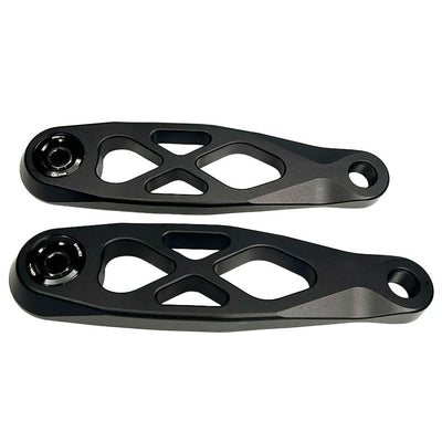 5Dev R-Spec eCranks ETOR 160mm, Black, full view.