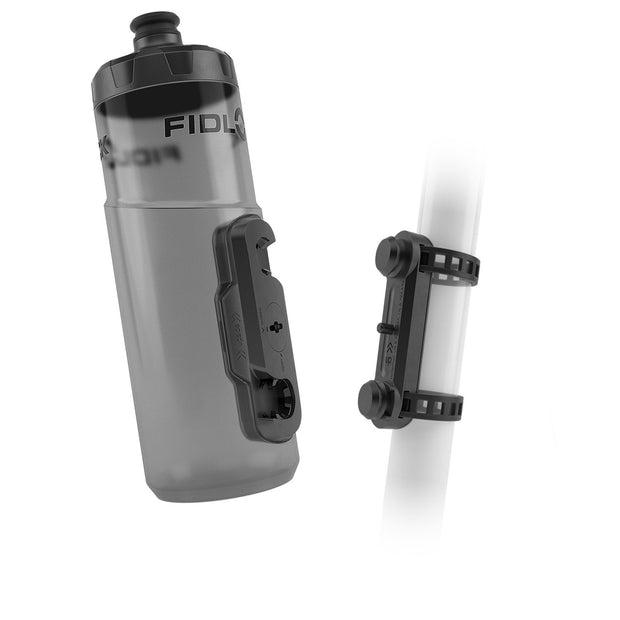 Fidlock Twist 600ml Water Bottle Set in smoke full view