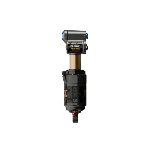 FOX FLOAT X2 Factory Rear Shock - Trunnion Metric 205 x 60 mm 2-Position Lever Kashima Coat, Full View (3)
