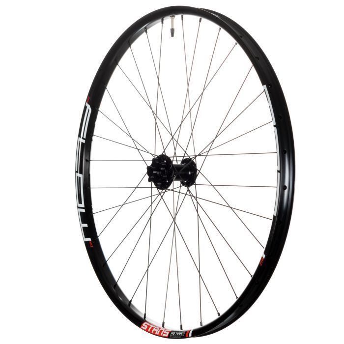 Stans Flow MK3 29 Disc Front Wheel, full view.
