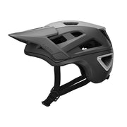 Lazer Jackal Kineticore Helmet, matte dark grey, side view.