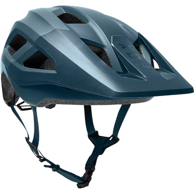 Fox Mainframe Youth Helmet, Slate Blue, Full View.