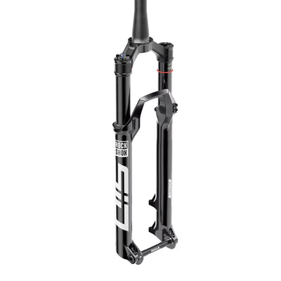 RockShox SID Ultimate Race Day 2 Suspension Fork - 29", 120 mm, 15 x 110 mm, 44 mm Offset, Gloss Black, 3P Crown, D1, Black, Full View.