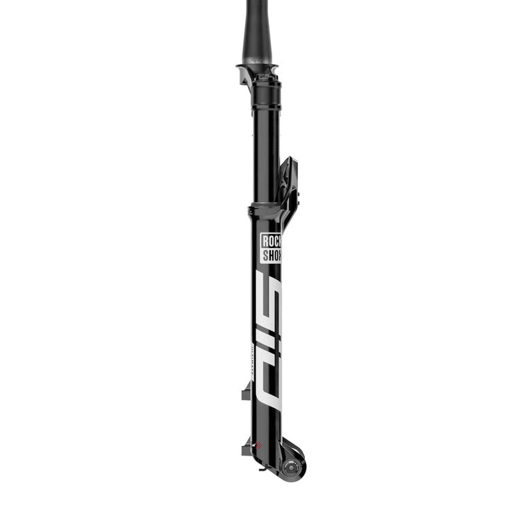  RockShox SID Ultimate Race Day 2 Suspension Fork - 29", 120 mm, 15 x 110 mm, 44 mm Offset, Gloss Black, 3P Crown, D1, Gloss Black, Profile View.
