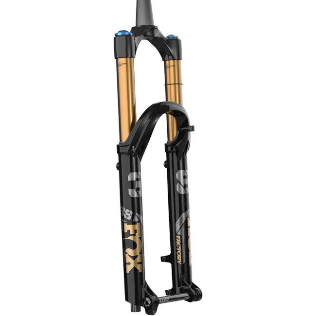 Fox 38 Factory Fork - 27.5”, 170mm, Kabolt-X, 44mm Rake, Grip X2, 58HT, full view.