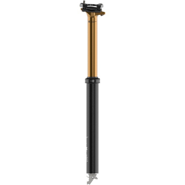 Fox Transfer Factory Dropper Seatpost - 34.9mm, 120mm, Kashima Coat, full view.