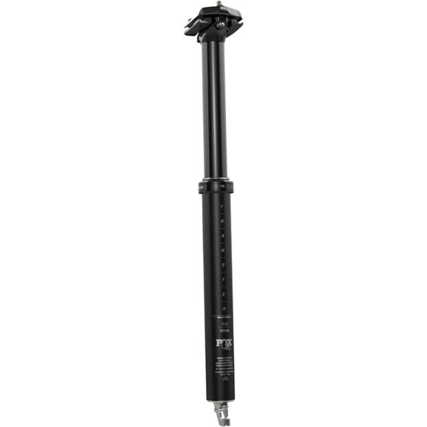 Fox Transfer Performance Elite Dropper Seatpost - 31.6, 150mm, Internal Routing, Ano Black, full view.