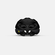 Giro Artex MIPS Road Bike Helmet, matte black, back view.