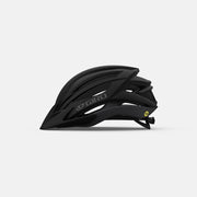 Giro Artex MIPS Road Bike Helmet, matte black, left side view.