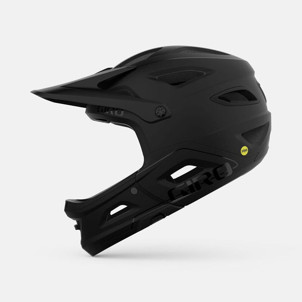 Giro Switchblade MIPS Full-Face Helmet, Matte Black, right side view.