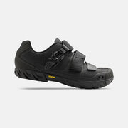 Giro Terraduro Shoe, black, side view.