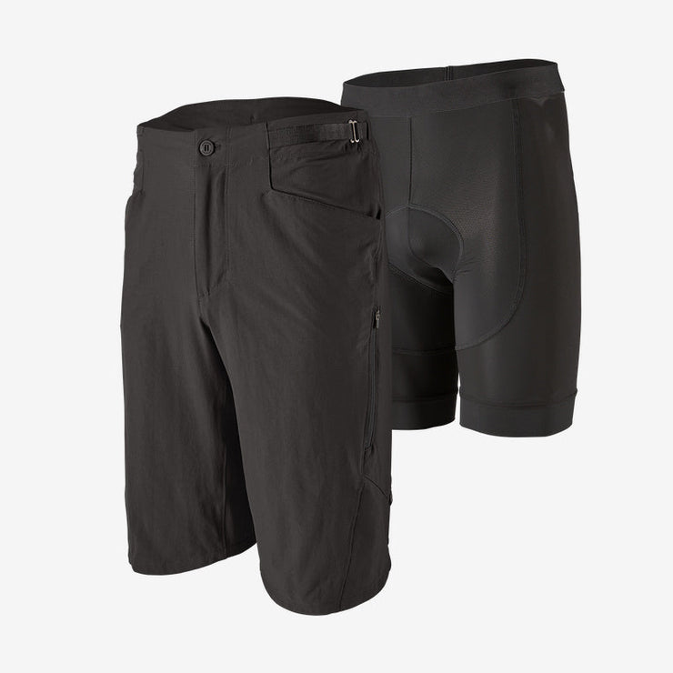 Patagonia Men's Dirt Craft Shorts - 11½", Black, Full View with Liner