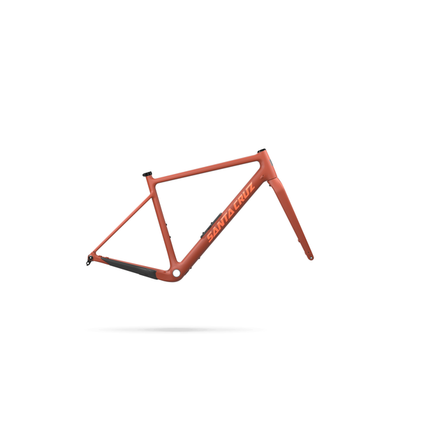 2024 Santa Cruz Stigmata 4 CC FRAME, red, full view.