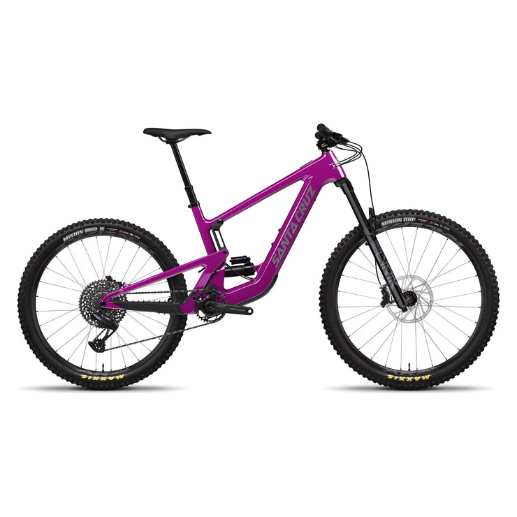 2024 Santa Cruz Heckler SL 1 C S-kit MX, gloss magenta, full view.