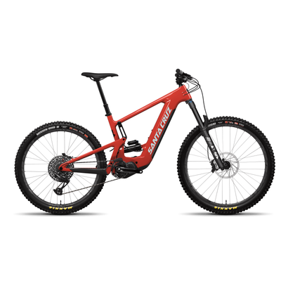 2024 Santa Cruz Heckler 9 C MX S-Kit - Mixed Wheels, gloss heirloom red, full view.