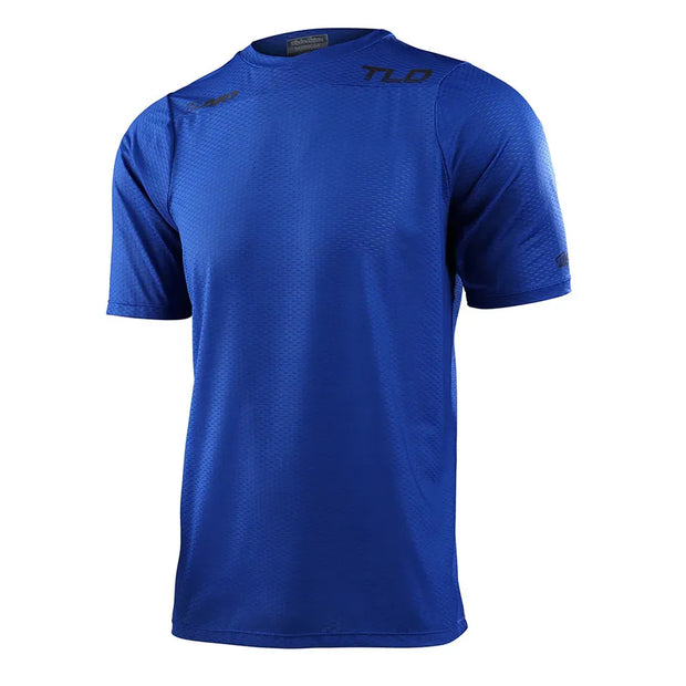 Troy Lee Designs Skyline Air SS Jersey, mono true blue , front view.