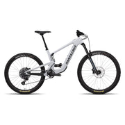 2024 Santa Cruz Heckler SL 1 C R -kit MX — Mixed Wheels, silver, full view.