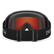 Smith Loam MTB Goggles, Black  w/ Red Mirrored Lenses, inner view.