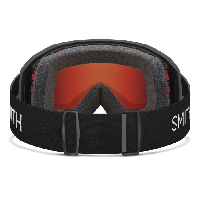 Smith Loam MTB Goggles, Black  w/ Red Mirrored Lenses, inner view.