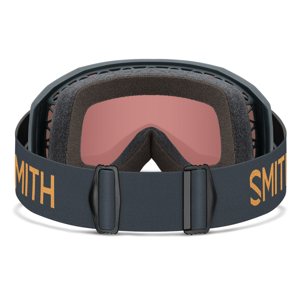 Smith Loam MTB Goggles, Slate Grey  w/ Red Mirrored Lenses, inner view.