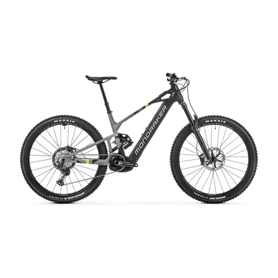 Mondraker Crafty Carbon R, Black / Nimbus Grey / Tonic Gold, full view