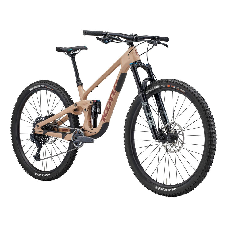 2024 Kona Process 134 CR, brown, fork view.