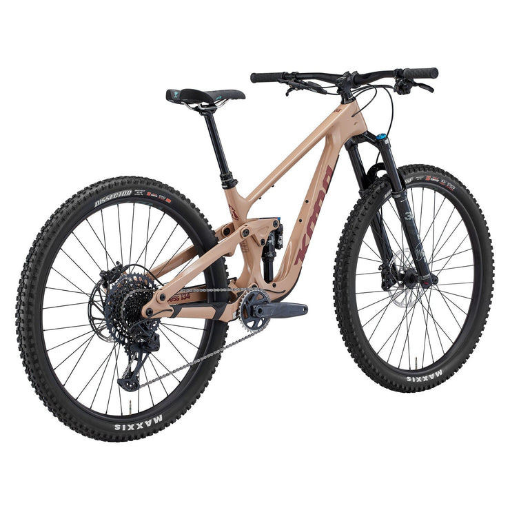 2024 Kona Process 134 CR, brown, drive train view.