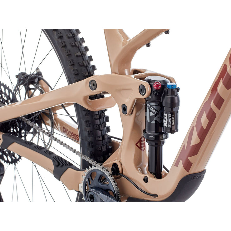 2024 Kona Process 134 CR, brown, seat tube view.