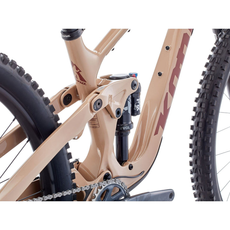 2024 Kona Process 134 CR, brown, size chart view.