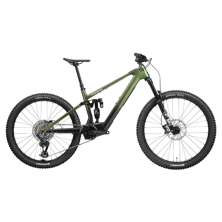 2024 Norco Fluid VLT C2 140 Rhythm, green, full view.