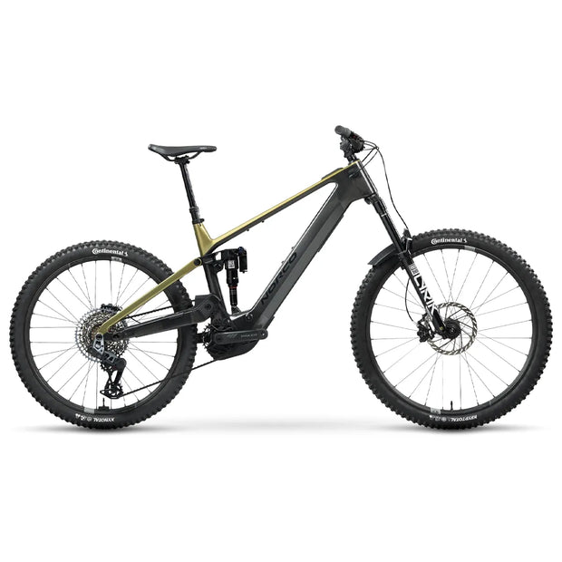 2025 Norco Sight VLT CX C1 150 SZ2, Raw Black / Habitat Moss, full view.