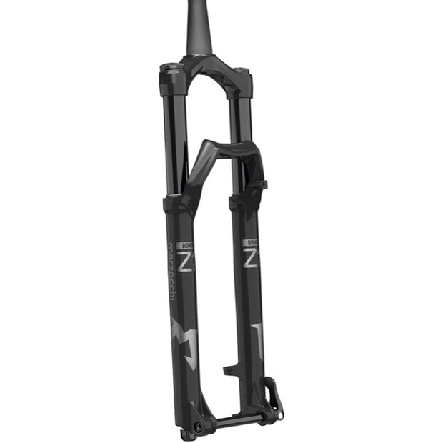 Marzocchi Bomber Z2 Suspension Fork - 29" 130 mm 15QR x 110 44mm Offset RAIL Sweep-Adjust Shiny BLK, Full View