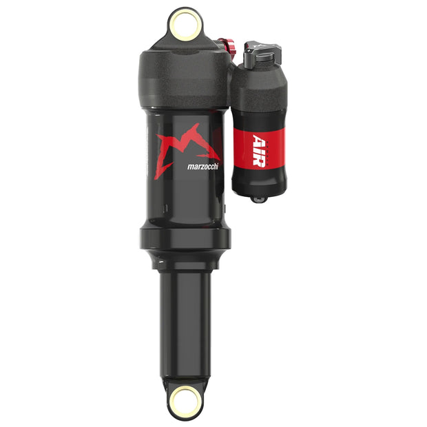 Marzocchi Bomber Air Rear Shock - Metric 210 x 55 mm EVOL LV Sweep-Adj 0.4 Spacer BLK, Full View