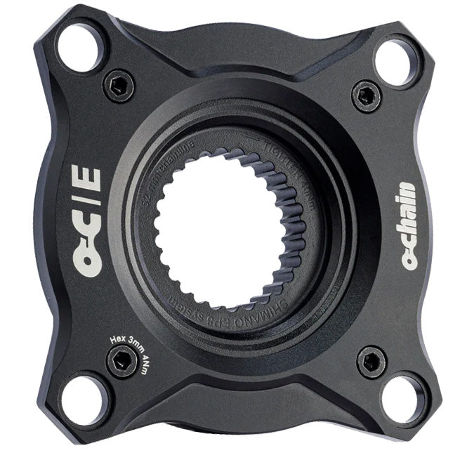 Ochain E Active Bosch 55mm Chainline Black, full view.
