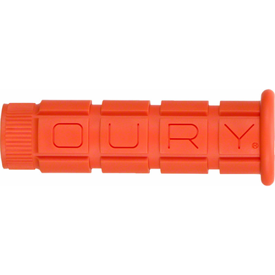 Oury Single Compound Grips, orange, full view.