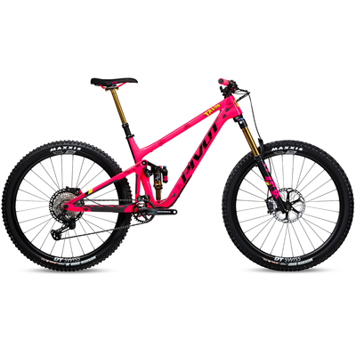 2024 Pivot Switchblade Pro XT/XTR 29 V6 w/ Wheel Upgrade, pink talon, full view.