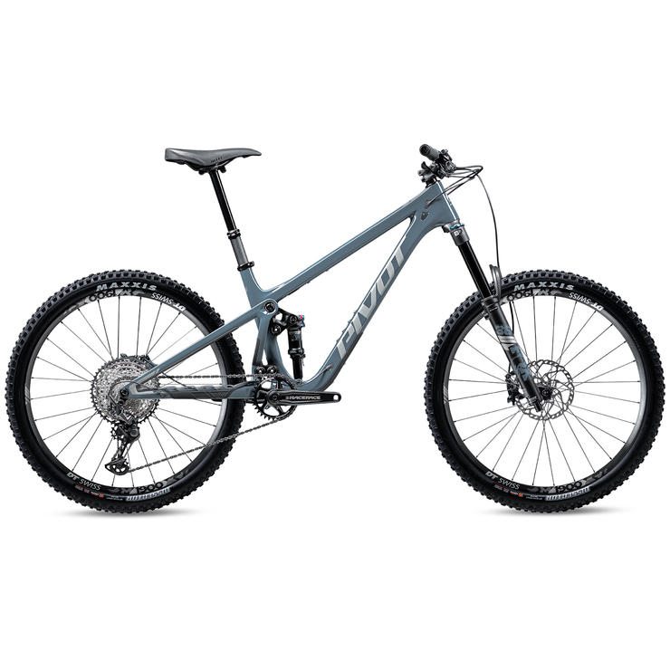 2024 Pivot Shadowcat Ride SLX / XT Alloy Wheels 27.5, blue. mirage, full view.