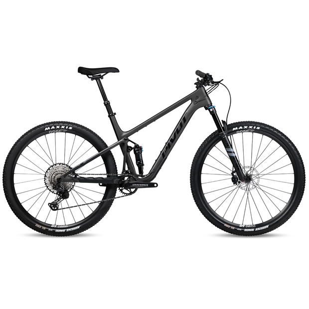 2024 Pivot Mach 4 SL Ride SLX/XT W/ 29 Alloy Wheels, Black/ Midnight, Full View.