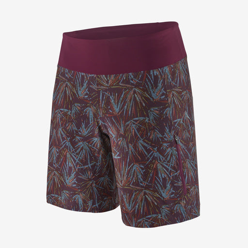 Patagonia women's tyrolean bike shorts night plum full view