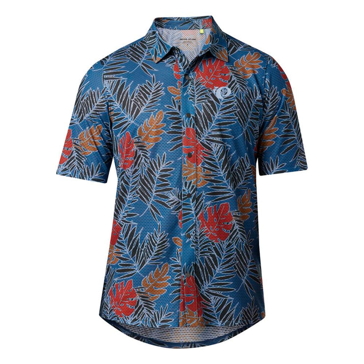 Pearl Izumi Men's Canyon Tech Snap Shirt, stellar palm, full view