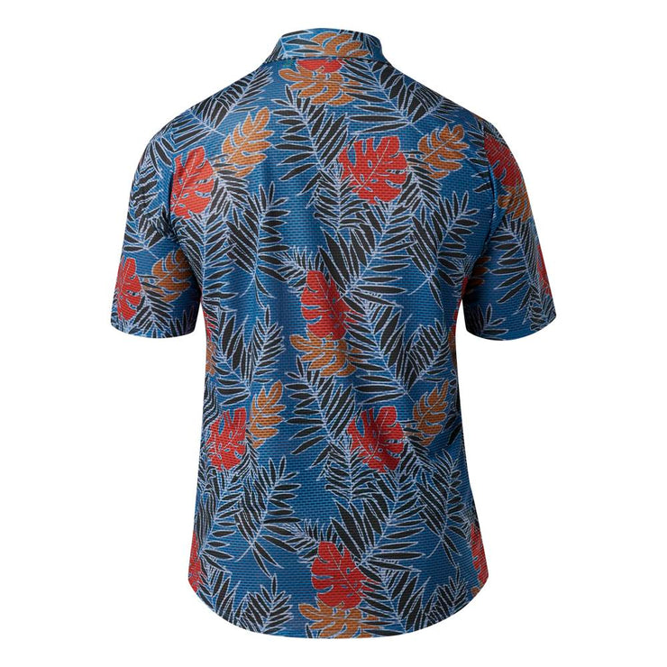 Pearl Izumi Men's Canyon Tech Snap Shirt, stellar palm back view