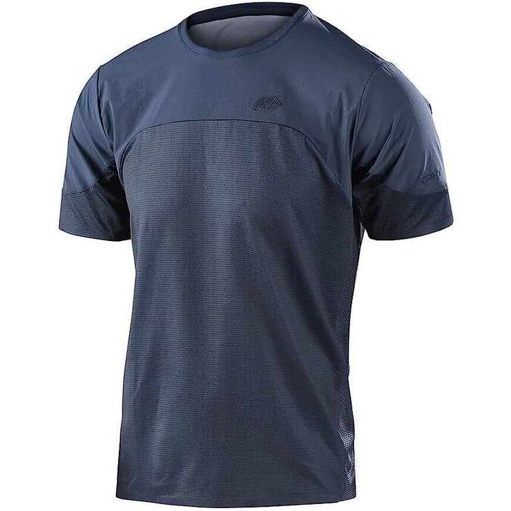 Troy Lee Designs Drift Short Sleeve Jersey, charcoal, full view.