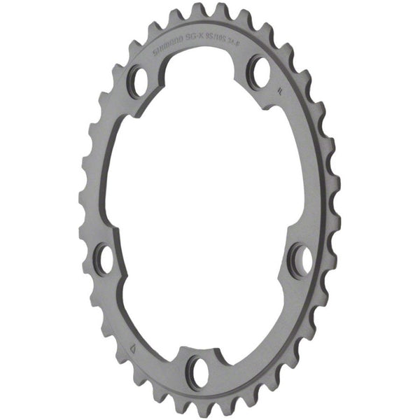 パーツ Shimano FC-5750 105 165mm 10s 50-34t Shimano 105 5750 Compact Crankset, 50/34t | Tree Fort Bikes